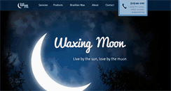 Desktop Screenshot of mywaxingmoon.com